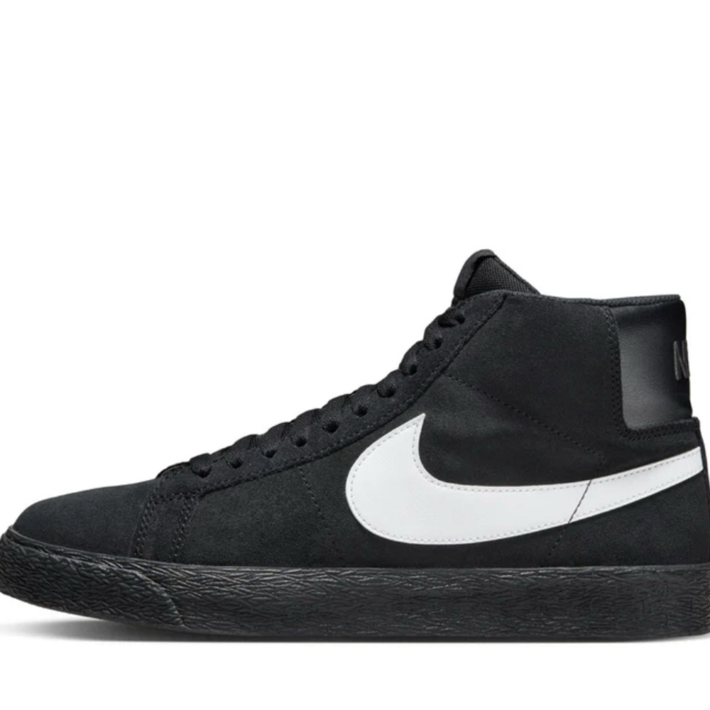Nike SB Zoom Blazer Mid High-Top Black and White Sneakers